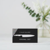 PERSÖNLICHER KOCH VISITENKARTE (Stehend Vorderseite)