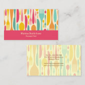 Persönlicher Koch Visitenkarte (Vorne/Hinten)