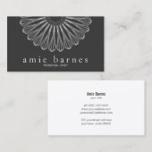 Persönlicher Koch Whisky Logo Black Catering Visitenkarte (Vorne/Hinten)