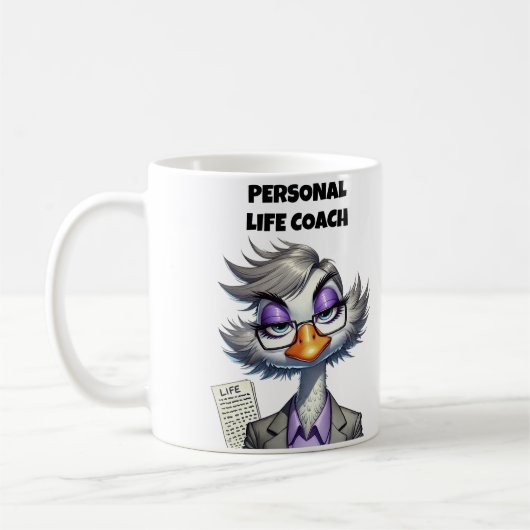 Persönlicher Lebenscoach-Mutter Kaffeetasse (Links)