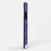 Persönlicher Lila Glitzer Case-Mate iPhone Hülle (Hinten/Rechts)