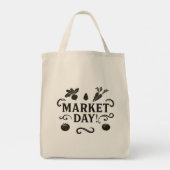 Persönlicher Markttag! Tragetasche (Rückseite)