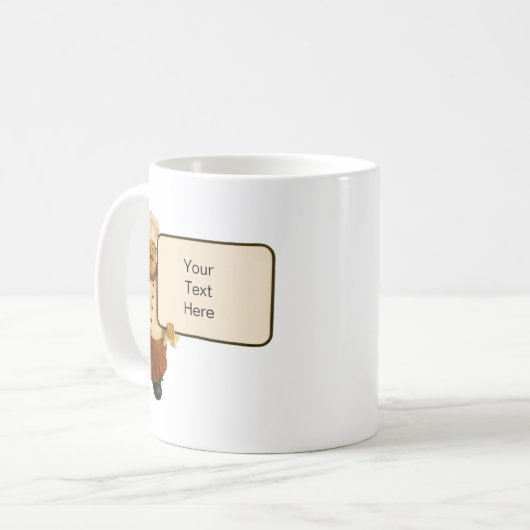 Persönlicher Mitteilungs-Koch Kaffeetasse (Vorderseite Links)