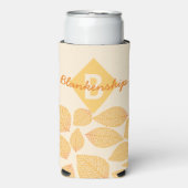 Persönlicher Monogrammname für das Muster im Herbs Selters Dosenkühler (Seltzer Vorderseite)