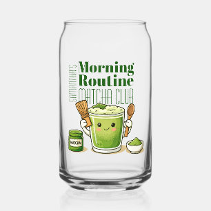 Persönlicher Morning Routine Matcha Club Dosenglas