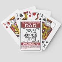 Persönlicher Nachbarschafts-Vater-Schild Rot