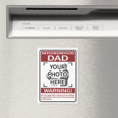 Persönlicher Nachbarschafts-Vater Schilderroter Ta Magnet (In Situ (Geschirrspüler))