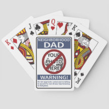 Persönlicher Nachbarschafts-Vater signieren Blue X