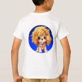 Persönlicher Name Astrologie Zodiac Schild Leo vor T-Shirt (Rückseite)