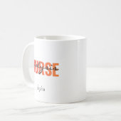 Persönlicher Name der Dialysekrankenschwester Kaffeetasse (Vorderseite Links)