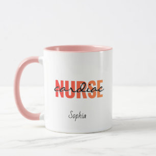 Persönlicher Name der Herzkrankenschwester Tasse