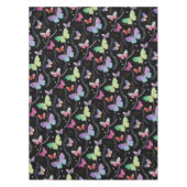 Persönlicher Name Elegant Lila Schmetterlinge Tischdecke (Vorderseite)