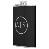 Persönlicher Name individuell anpassbar Flachmann (Links)