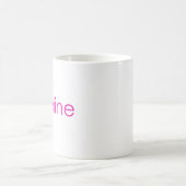 Persönlicher Name Kaffeetasse (Mittel)
