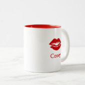 Persönlicher Name Lips Frau Tasse (VorderseiteRechts)