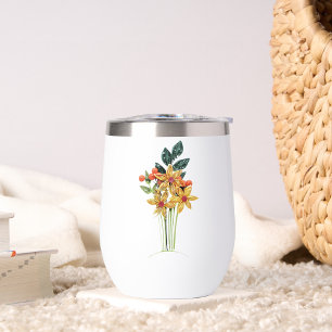 Persönlicher Name, Papier Blume 11oz Weiß