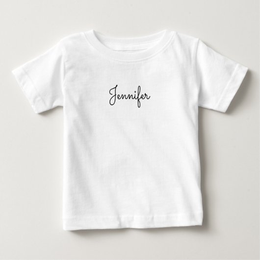 Persönlicher Name, Persönlicher Name Baby T-shirt (Vorderseite)