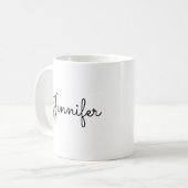 Persönlicher Name, Persönlicher Name Kaffeetasse (Vorderseite Links)