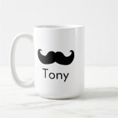 Persönlicher Name Schnurrbart-Herr Tasse (Links)