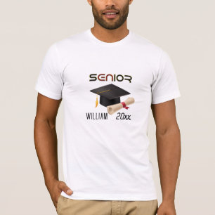 Persönlicher Name, Senior graduiert 2023 T-Shirt