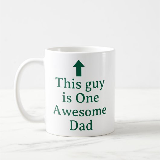 PERSÖNLICHER NAME & TEXT LUSTIG EINFACH STYLISCHER KAFFEETASSE (Links)