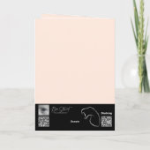 Persönlicher Orangutan Funny vermisst Geburtstag & Karte (Rückseite)