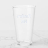 Persönlicher Pint Glas (Rückseite)