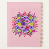 Persönlicher Planer Blumendesign (Rückseite)