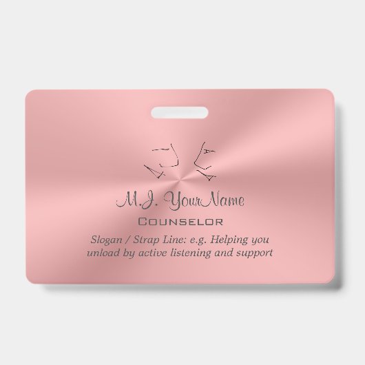 Persönlicher Ratgeber rosa Chromluxuseffekt Ausweis (Front)