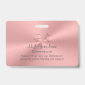 Persönlicher Ratgeber rosa Chromluxuseffekt Ausweis (Back)