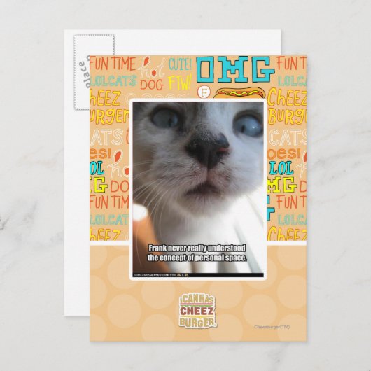 Persönlicher Raum Postkarte (Vorne/Hinten)