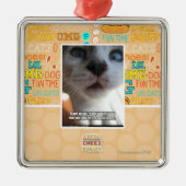 Persönlicher Raum Silbernes Ornament (Vorne)