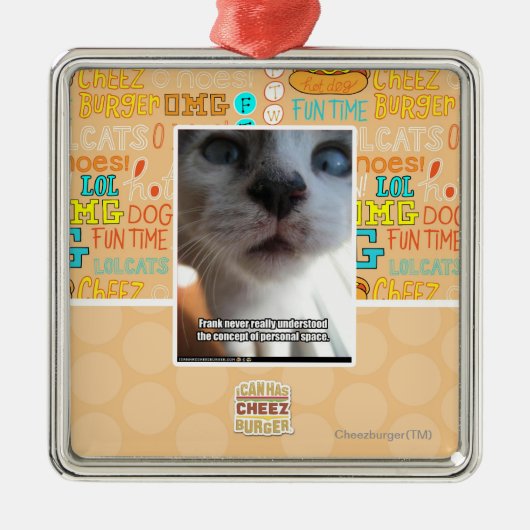 Persönlicher Raum Silbernes Ornament (Vorne)