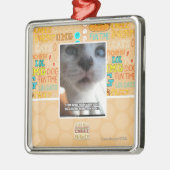 Persönlicher Raum Silbernes Ornament (Links)