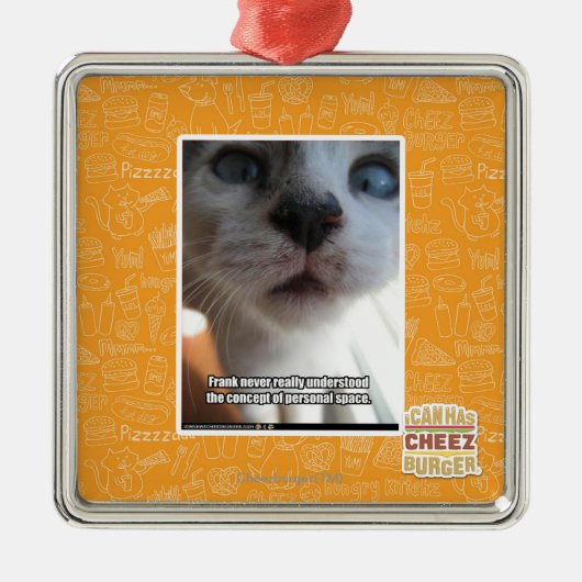 Persönlicher Raum Silbernes Ornament (Vorne)