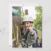 Persönlicher Rock Climbing Geburtstag Einladung (Rückseite)