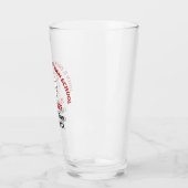 Persönlicher roter Baseballspieler Team Glas (Links)