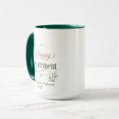 Persönlicher Ruhestand Name Tasse (Vorderseite Links)