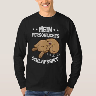 Persönlicher Schlaf , Nachthemd, Pajamas, Schlafhu T-Shirt