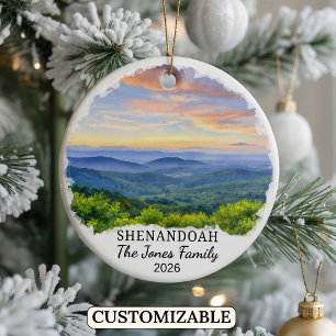 Persönlicher Shenandoah Nationalpark, Virginia Keramik Ornament