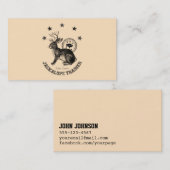 persönlicher Spaß lustiger jackalope Trainer Visitenkarte (Vorne/Hinten)