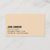 persönlicher Spaß lustiger jackalope Trainer Visitenkarte (Rückseite)