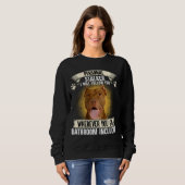 Persönlicher Stalker Ich werde dir American Pit Bu Sweatshirt (Vorne ganz)