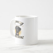 Persönlicher Stalker Ich werde Ihnen Schwarzer Lab Kaffeetasse (Vorderseite Links)