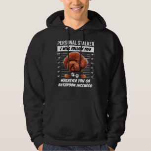 Persönlicher Stalker Miniatur Poodle Dog - Cockapo Hoodie