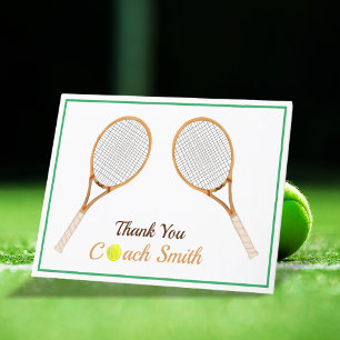 Persönlicher Tennis-Trainer Danke