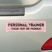 Persönlicher Trainer-Autoaufkleber Autoaufkleber (Auf Auto)