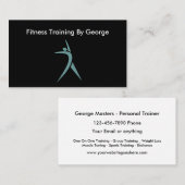Persönlicher Trainer-beruflicher Entwurf Visitenkarte (Vorne/Hinten)
