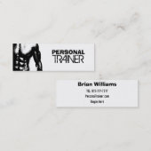 Persönlicher Trainer-dünne Visitenkarten Mini Visitenkarte (Vorne/Hinten)