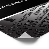 Persönlicher Trainer Einziges Poster (Ecke)